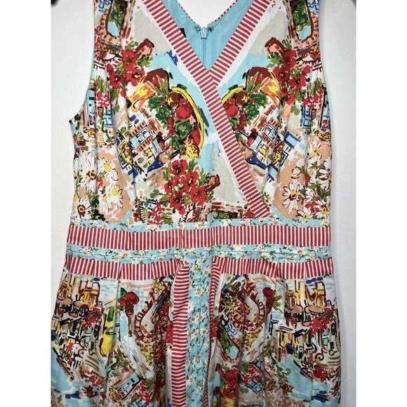 ✅SOLD TALBOTS  Fit & Flare Dress Size 4P - Picture 8 of 13